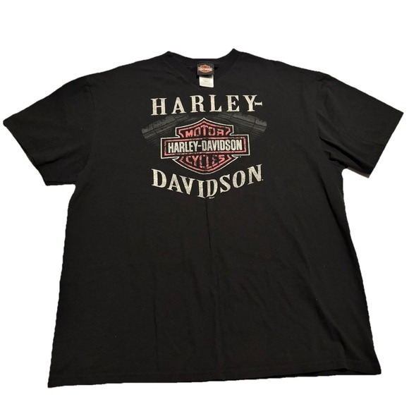 Other - Harley Davidson Men's Black Short Sleeve T-Shirt El Paso TX Barnett Sz XL Logo